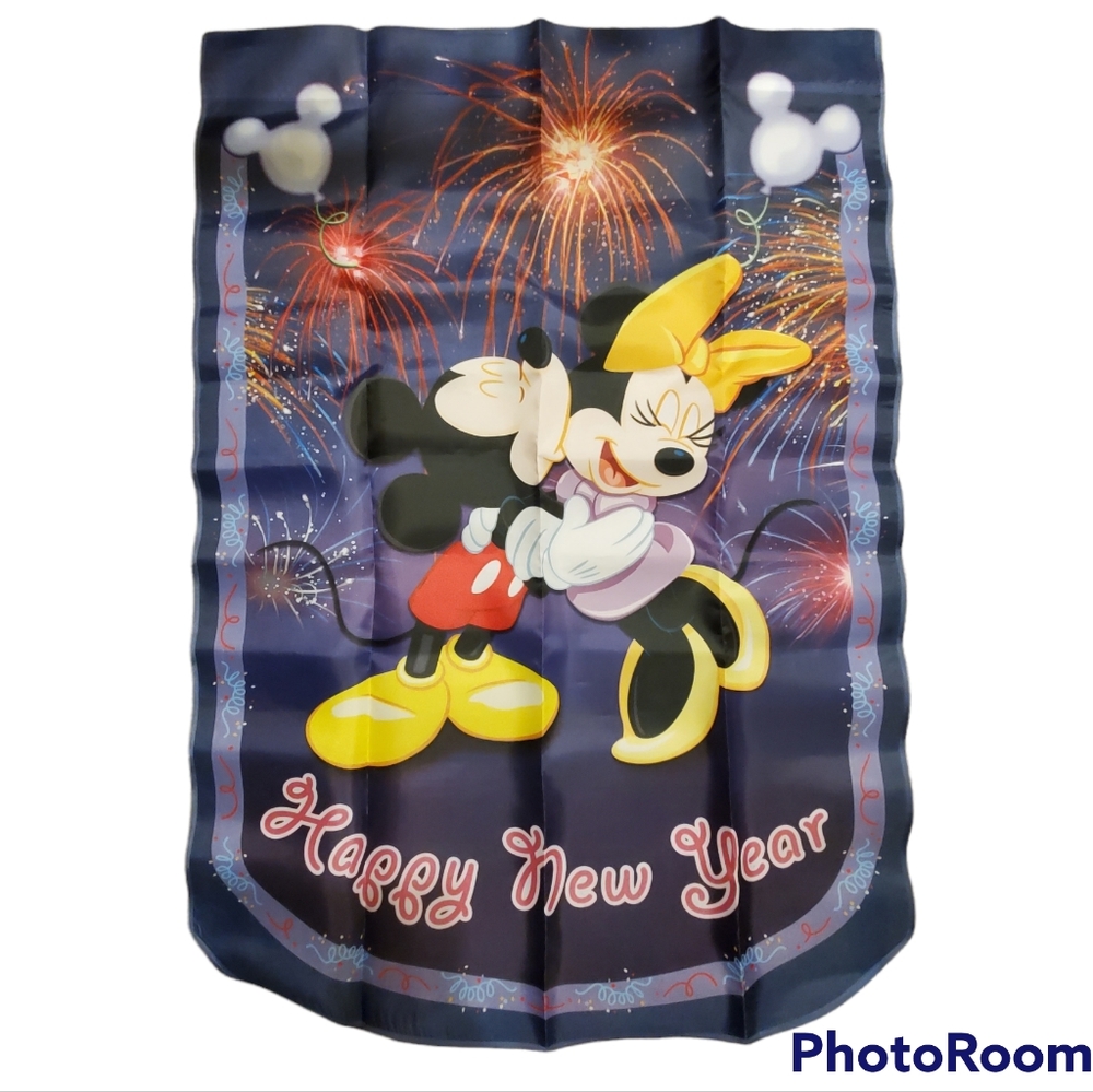 Hamilton Collection Disney Happy New Year Banner Flag